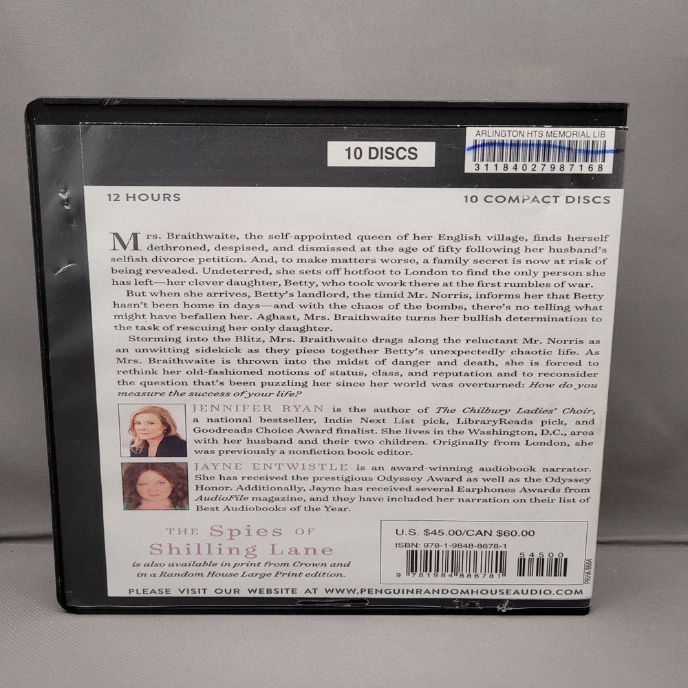 The Spies of Shilling Lane (Audio CD, 2019) Jennifer Ryan - Picture 2 of 3